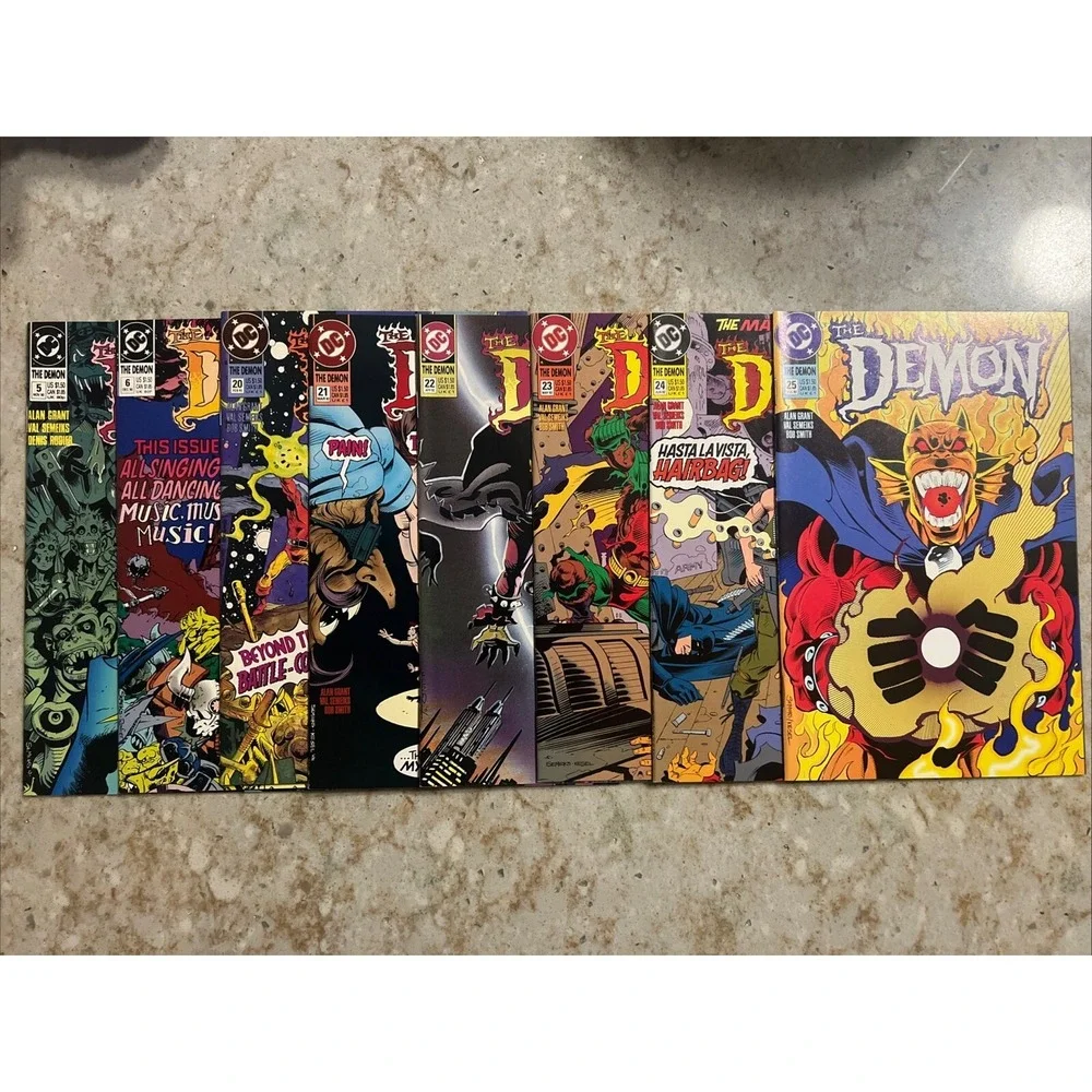 The Demon DC Comic Book Lot Issues 5, 6, 20-26‎